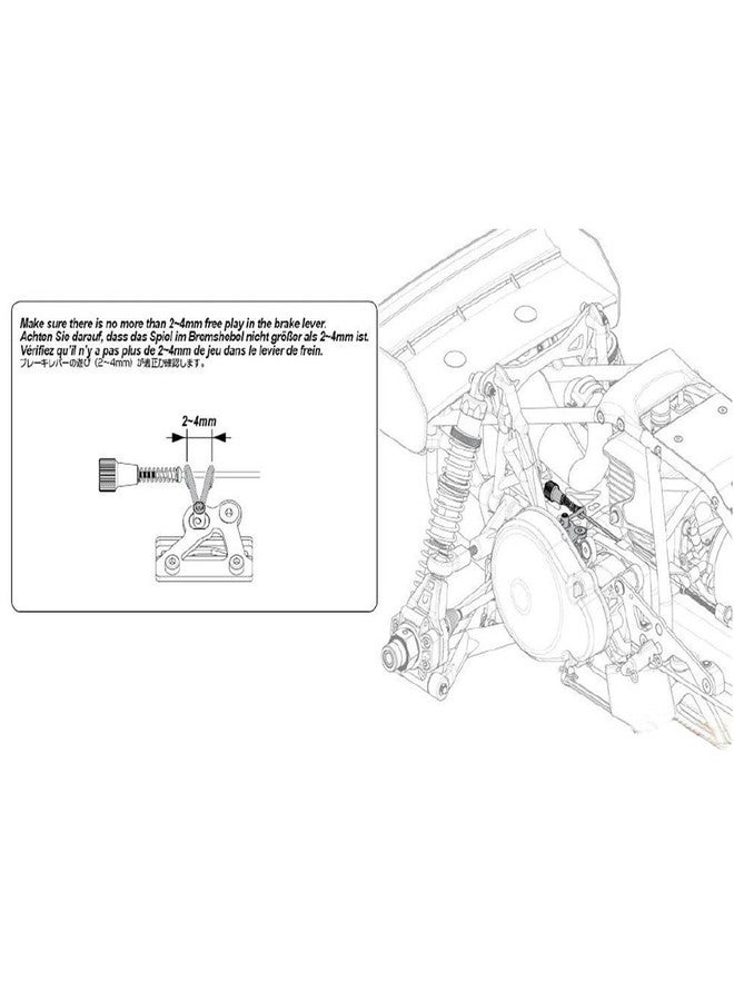 FLMLF طقم تجميع وصلة دواسة الوقود وذراع الفرامل FLMFL لسيارات التحكم عن بعد من طراز HPI ROFUN BAHA King Motor ROVAN Baja 5B 5T 5SC بمقياس 1/5 - Image 5